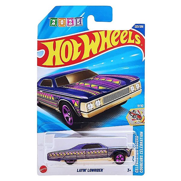 Miniatura Hot Wheels Layin Cowrider JBB37 Diecast Metal Original Colecionável Autêntica Premium