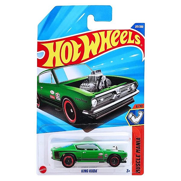 Miniatura Hot Wheels King Kuda JBB33 Diecast Metal Original Colecionável Autêntica Premium