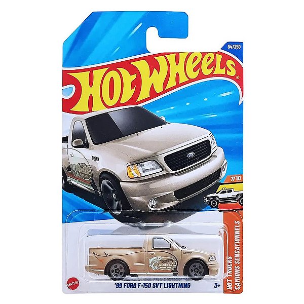 Miniatura Hot Wheels Ford 99 F-150 JBB53 Diecast Metal Original Colecionável Autêntica Premium