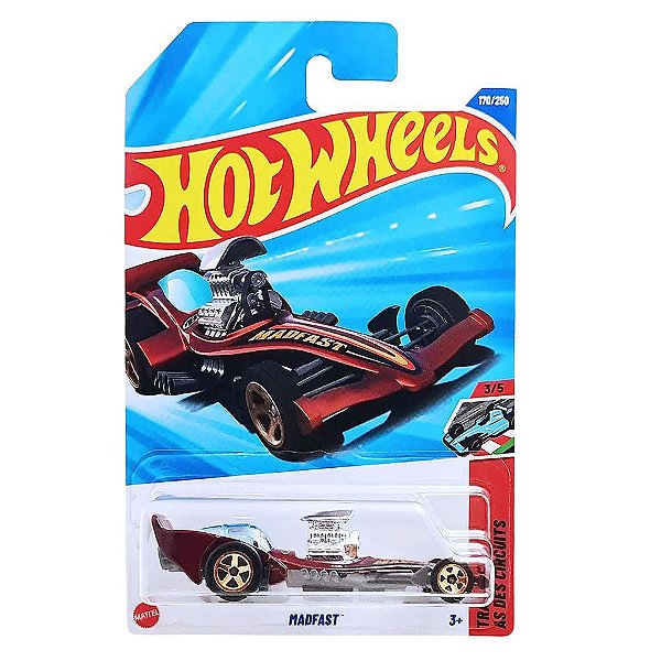 Miniatura Hot Wheels Madfast HYY09 Diecast Metal Original Colecionável Autêntica Premium