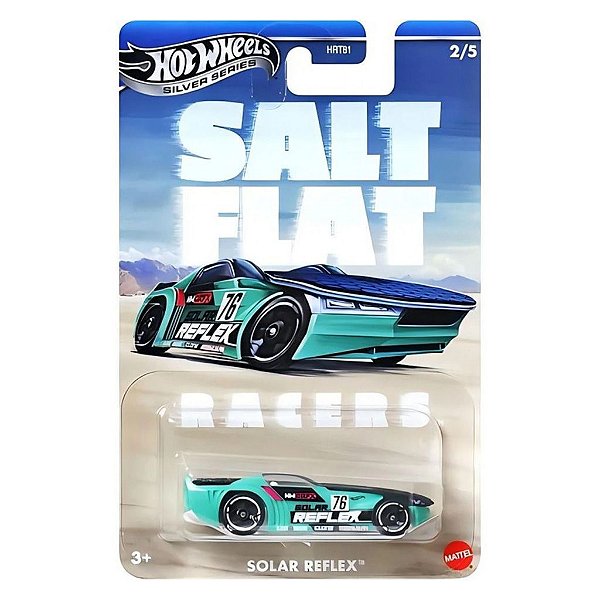 Miniatura Hot Wheels Salt Flat Solar Reflex Diecast Metal Original Colecionável Autêntica Premium
