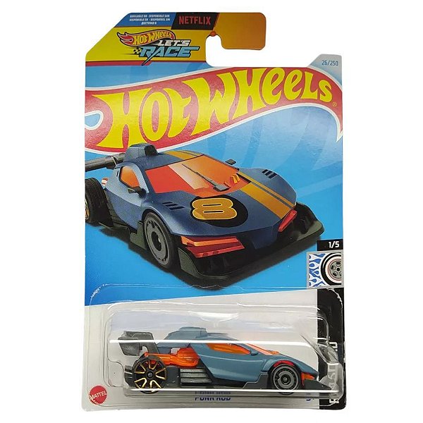 Miniatura Hot Wheels Punk Rod HYX16 231701 Diecast Metal Original Colecionável Autêntica Premium