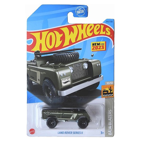 Miniatura Hot Wheels Land Rover Serie Ii HTC32 Diecast Metal Original Colecionável Autêntica Premium