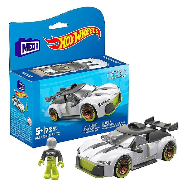 Miniatura Hot Wheels Mega Audi R8 Lms GT2 2723 ... Diecast Original Colecionável