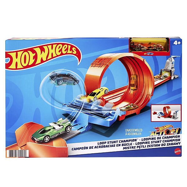 Miniatura Hot Wheels Loop Stunt Champion Gt V13 Diecast de Metal Original Lacrada Colecionável Autê