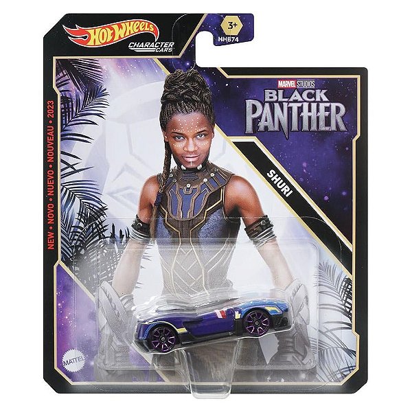 Miniatura Hot Wheels Blockbuster Character Shuri Diecast de Metal Original Lacrada Colecionável Aut