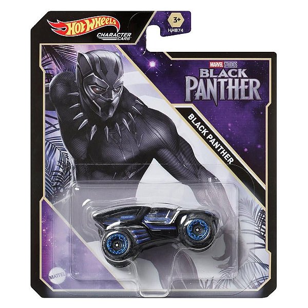 Miniatura Hot Wheels Blockbuster Character Black Panther Diecast Original Colecionável