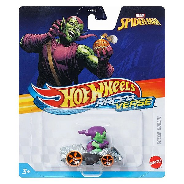 Miniatura Hot Wheels Racerverse Green Goblin Diecast Metal Original Colecionável Autêntica Premium