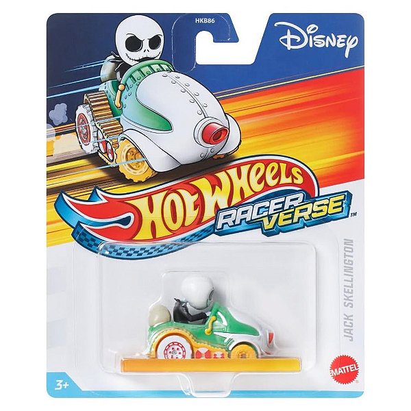 Miniatura Hot Wheels Racerverse Jack Skellington HKC03 Diecast Original Colecionável
