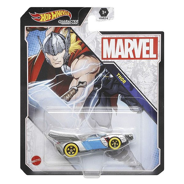 Miniatura Hot Wheels Marvel Blockbuster Thor Diecast Metal Original Colecionável Autêntica Premium
