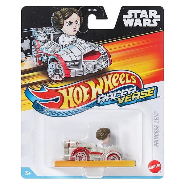 Miniatura Hot Wheels Racerverse Princess Leia In Blockade Runner Diecast Original Colecionável