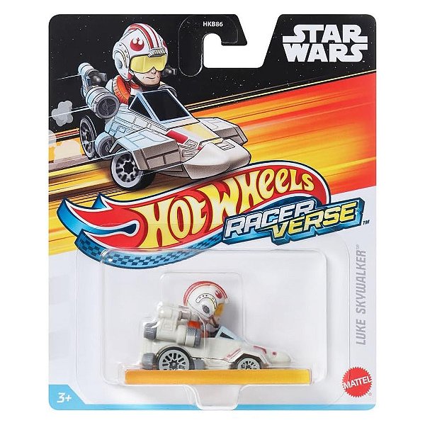 Miniatura Hot Wheels Racerverse Pilot Luke Skywalker Inx-wing Diecast Original Colecionável