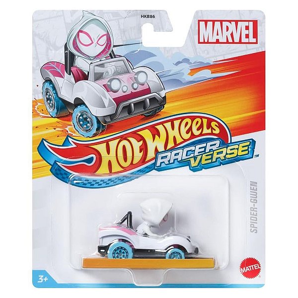 Miniatura Hot Wheels Racerverse Spider Gwen In Spider Buggy Diecast Original Colecionável
