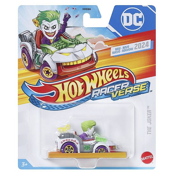 Miniatura Hot Wheels Racerverse Joker In Jokermobile Diecast Original Colecionável