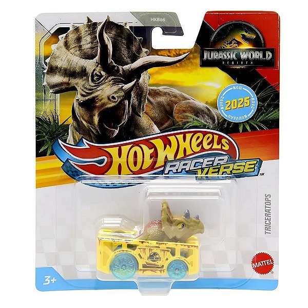 Miniatura Hot Wheels Racerverse Triceratops Diecast Metal Original Colecionável Autêntica Premium