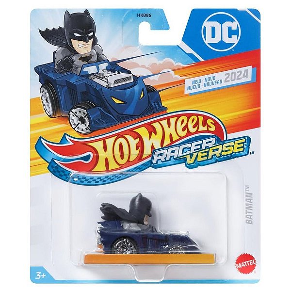 Miniatura Hot Wheels Racerverse Batman In Batmobile Diecast Original Colecionável