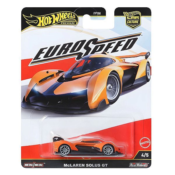 Miniatura Hot Wheels Premium Culture Mclaren Solus Gt JBK78 Diecast Original Colecionável