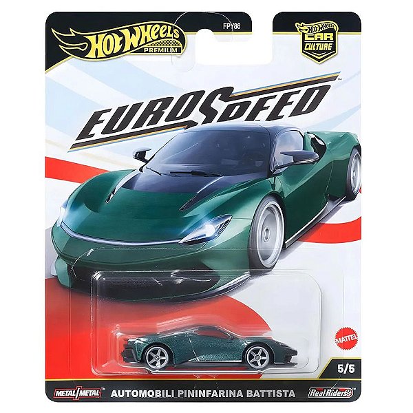 Miniatura Hot Wheels Premium Culture Pinifarina Battista JBK77 Diecast Original Colecionável