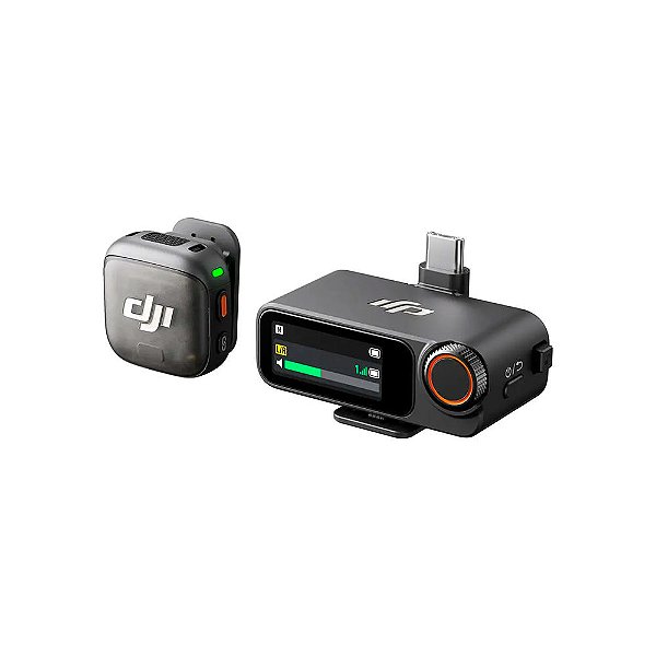 Microfone Sem Fio DJI Mic 3 (1 TX + 1 RX) Original Lacrado — Produto Oficial DJI