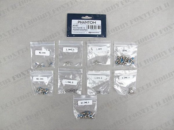 Kit de Parafusos para DJI Phantom — Peça de Reposição Original Autêntica DJI Premium (Part 16)