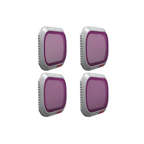 Kit de Filtros ND (ND8/ND16/ND32/ND64) PGYTECH para DJI Mavic 2 Pro — Acessório Original Lacrado