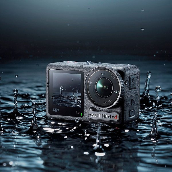 Câmera DJI OSMO ACTION 4 STANDARD COMBO — Recondicionada Oficial DJI com Garantia Drive Collection