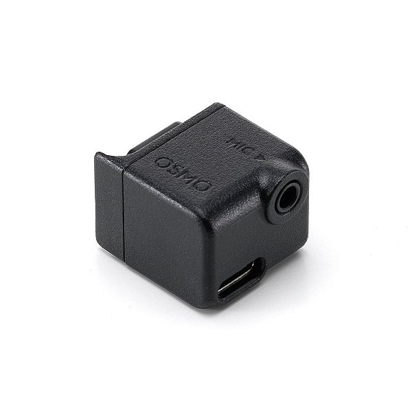 Adaptador de Áudio 3,5mm para DJI Osmo Action 4 — Acessório Original DJI Autêntico Lacrado Premium