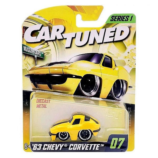 MGA Entertainment Carrinho Tuned Chevy Corvette 08 — Original Lacrado com Garantia Drive Collection