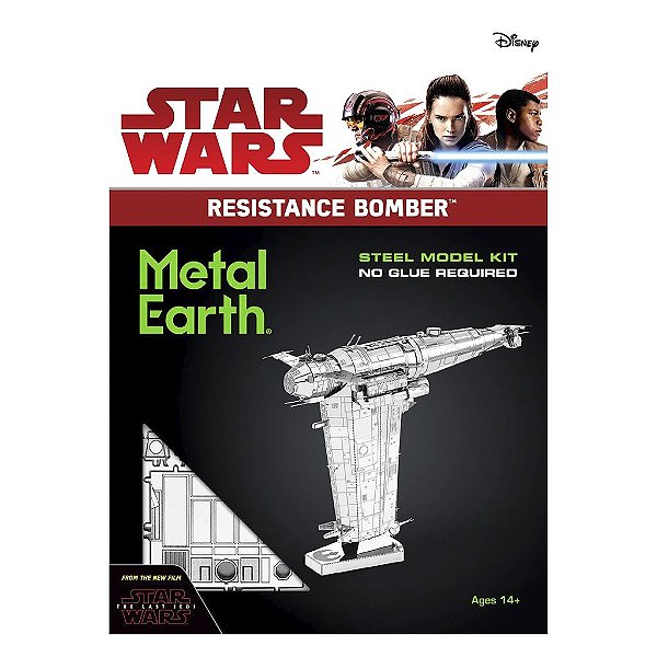Metal Earth Star Wars Bomber — Produto Original Autêntico Lacrado com Garantia Drive Collection