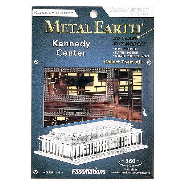 Metal Earth Kennedy Center — Produto Original Autêntico Lacrado com Garantia Drive Collection