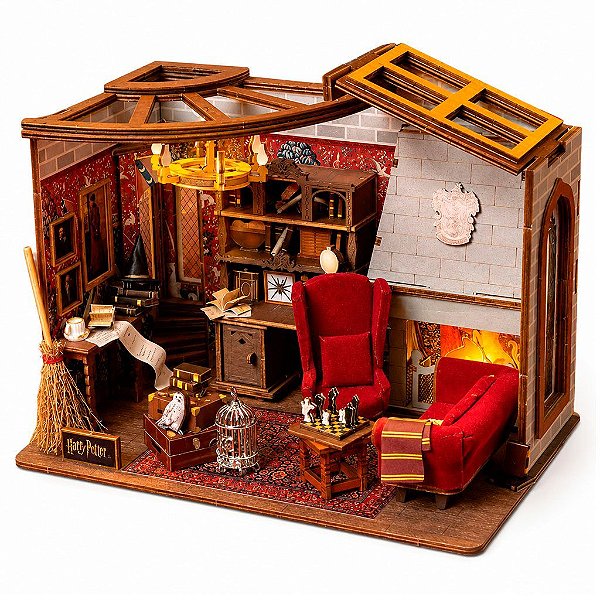 Puremind Kit de Montar Harry Potter Gryffindor Common Room — Original Autêntico Drive Collection