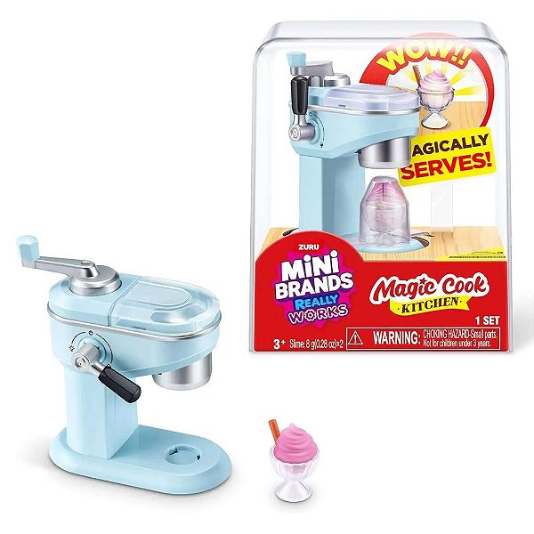 Zuru Cápsula Mini Brands Magic Cook Kitchen Magically Serves — Original Autêntico Drive Collection