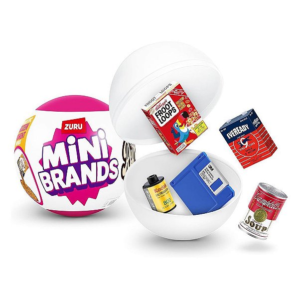 Zuru Cápsula Mini Brands Retro Grocery Série 1 77557GQ2 — Original Autêntico Drive Collection