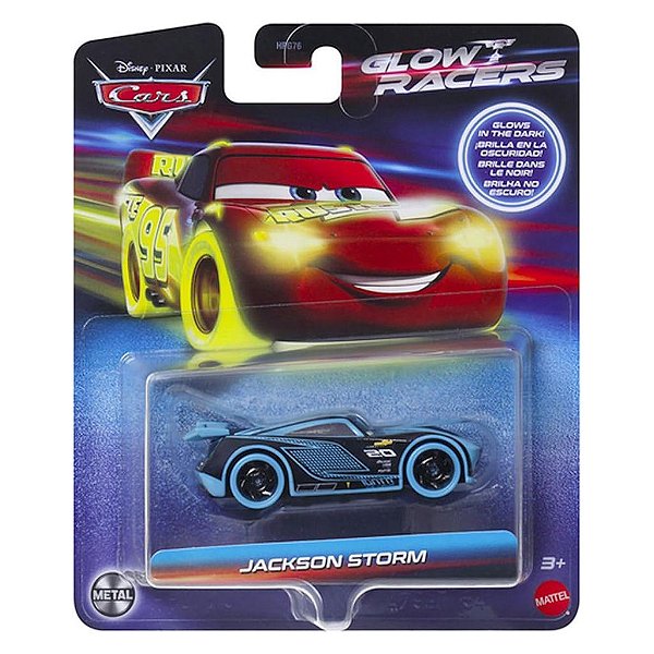 Mattel Disney Pixar Cars Glow Racers Jackson Storm — Original Lacrado com Garantia Drive Collection