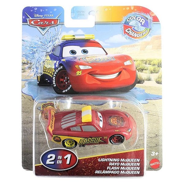 Mattel Disney Pixar Cars Color Changers Lightning McQueen — Original Autêntico Drive Collection