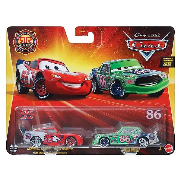 Mattel Disney Pixar e Cars 2PACK Lighning Chick — Original Lacrado com Garantia Drive Collection