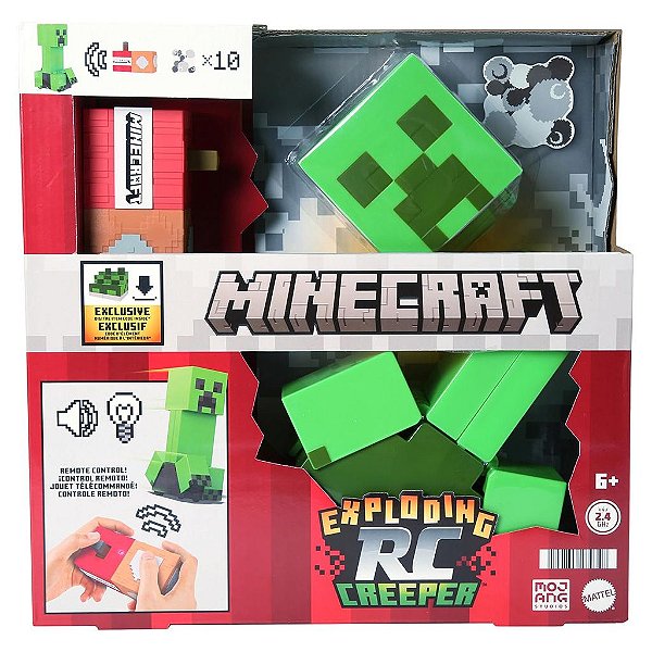 Mattel Minecraft RC Creeper — Produto Original Autêntico Lacrado com Garantia Drive Collection