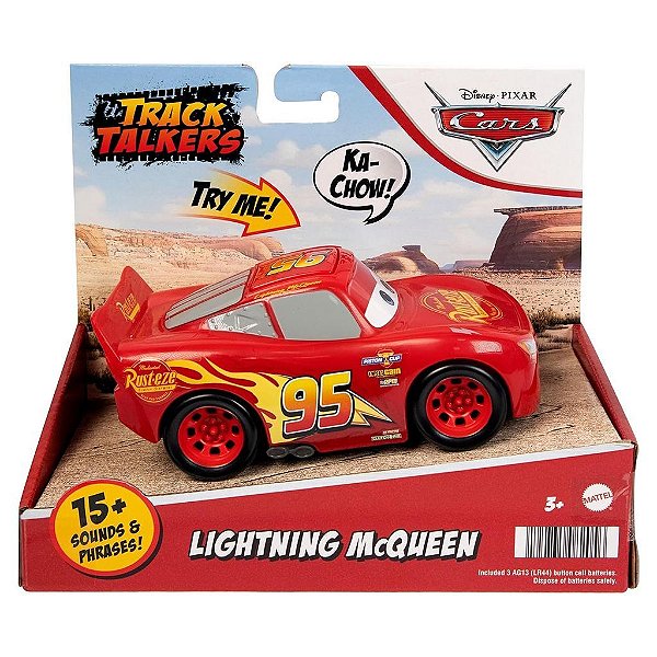 Mattel Disney Pixar Cars Track Talkers McQueen — Original Lacrado com Garantia Drive Collection