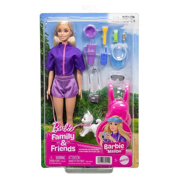 Boneca Mattel Barbie Family & Friends Malibu — Original Lacrado com Garantia Drive Collection