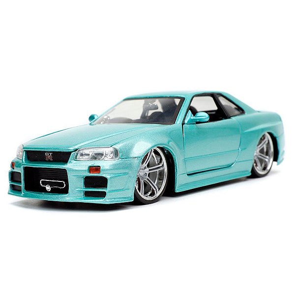Jada Toys 1:24 Fast & Furious Brian's Nissan Skyline Gt-r / R34 — Original Drive Collection