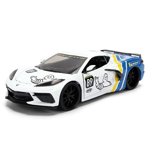 Jada Toys 1:24 Chevy Corvette Stingray Michelin Holl — Original Autêntico Drive Collection
