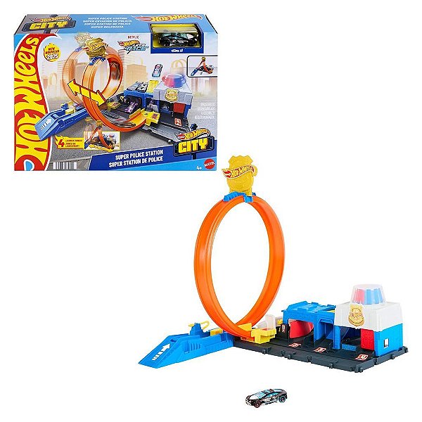 Miniatura Hot Wheels 1:64 Super Police Station