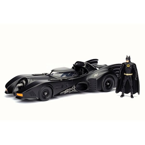 Jada Toys 1:24 Batman Batmobile com batman — Original Lacrado com Garantia Drive Collection