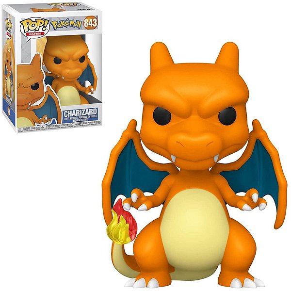 Funko Pop Pokemon S7 Charizard 843 — Original Autêntico Lacrado com Garantia Drive Collection