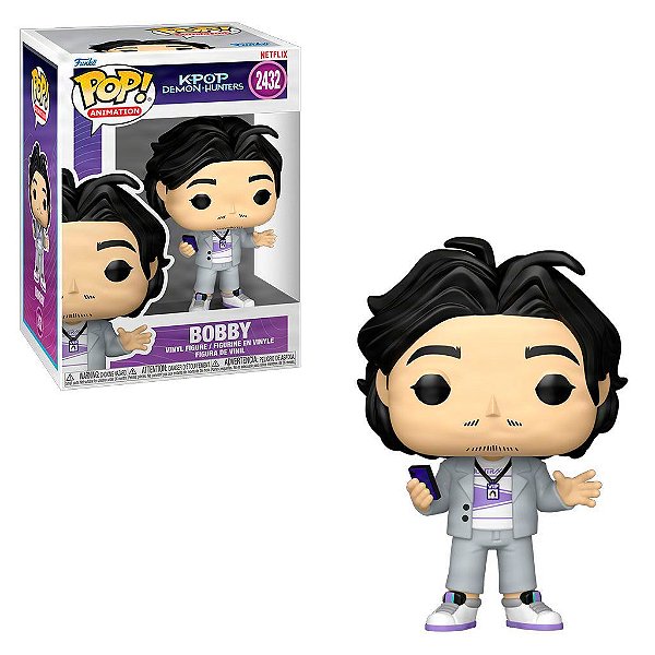 Boneco Funko Pop K-Pop Demon Hunters Bobby