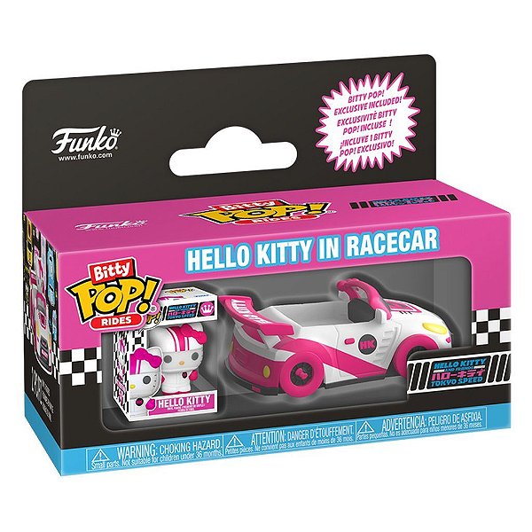 Boneco Funko Bitty Pop Hello Kitty Hello Kitty In Racecar 9