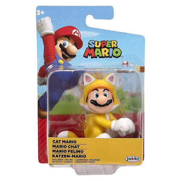 Action Figure Jakks Super Mario 2.5 Cat Mario