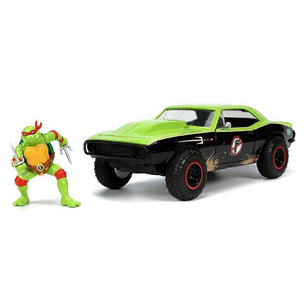 Jada Toys 1:24 Tmnt Chevy Camaro com raphael — Original Lacrado com Garantia Drive Collection