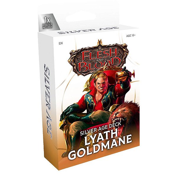 Flesh and Blood Flesh e Blood Tcg Deck Lyath Goldmane — Original Autêntico Drive Collection