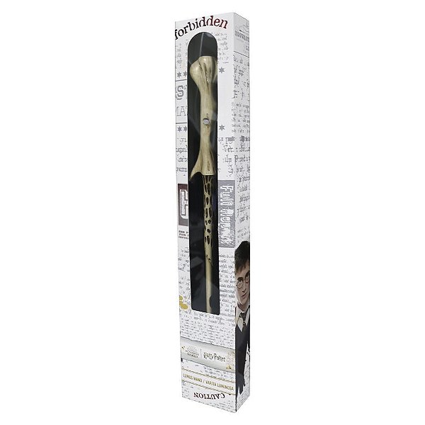 Varinha Voldemort Luminosa (Lumos) WOW! Stuff Wizarding World — Réplica Oficial Drive Collection